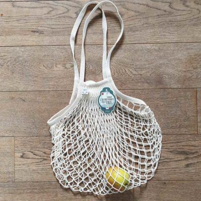 French String Grocery Bag (white)