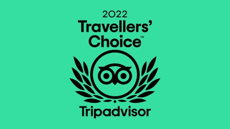 We’ve won a traveller’s choice award 2022!