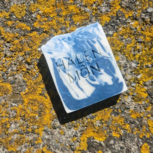 Halen Môn cold process soap - Calm before the storm 90g