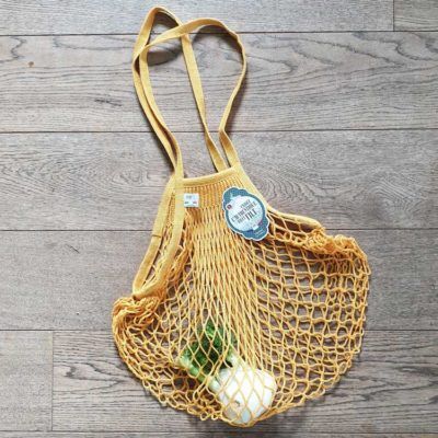 French String Grocery Bag (mustard)