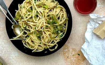 Ultimate veggie carbonara
