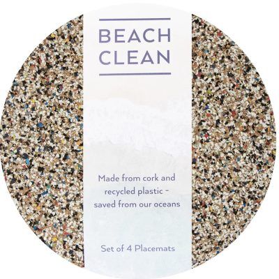 Recycled modern placemats (set of 4)