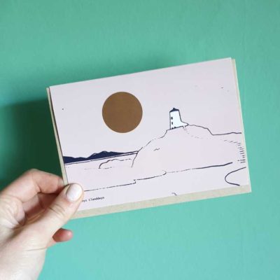 A6 Llanddwyn Greetings Card