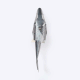 Pendulum fish clock (brown trout)