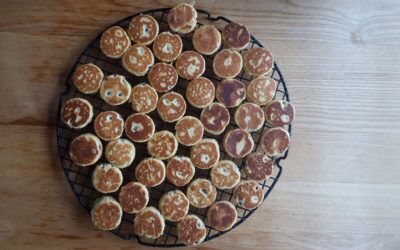 Dark chocolate, clementine and sea salt Welshcakes