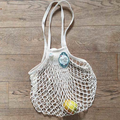 French String Grocery Bag (white)