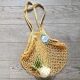 French String Grocery Bag (mustard)