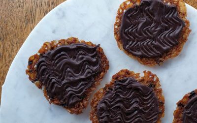 Sunflower seed + smoked salt florentines