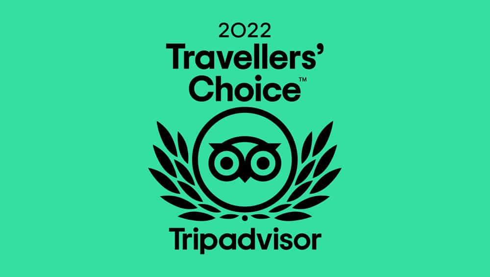 We’ve won a traveller’s choice award 2022!