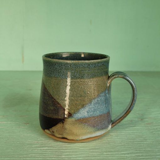 Handmade mountain glaze Ynys Môn mug