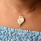 Handmade Marble Shell Necklace