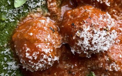 Festive smoky fennel meatballs