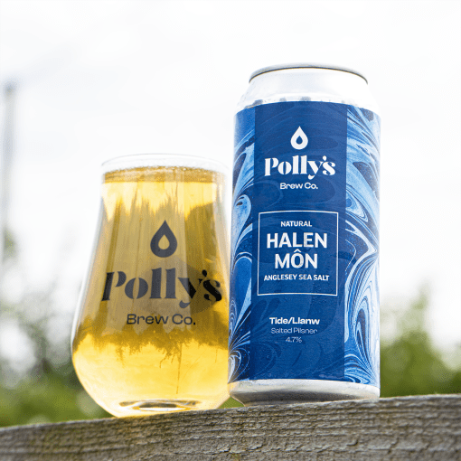 Polly's x Halen Môn sea salted pilsner - Image 2