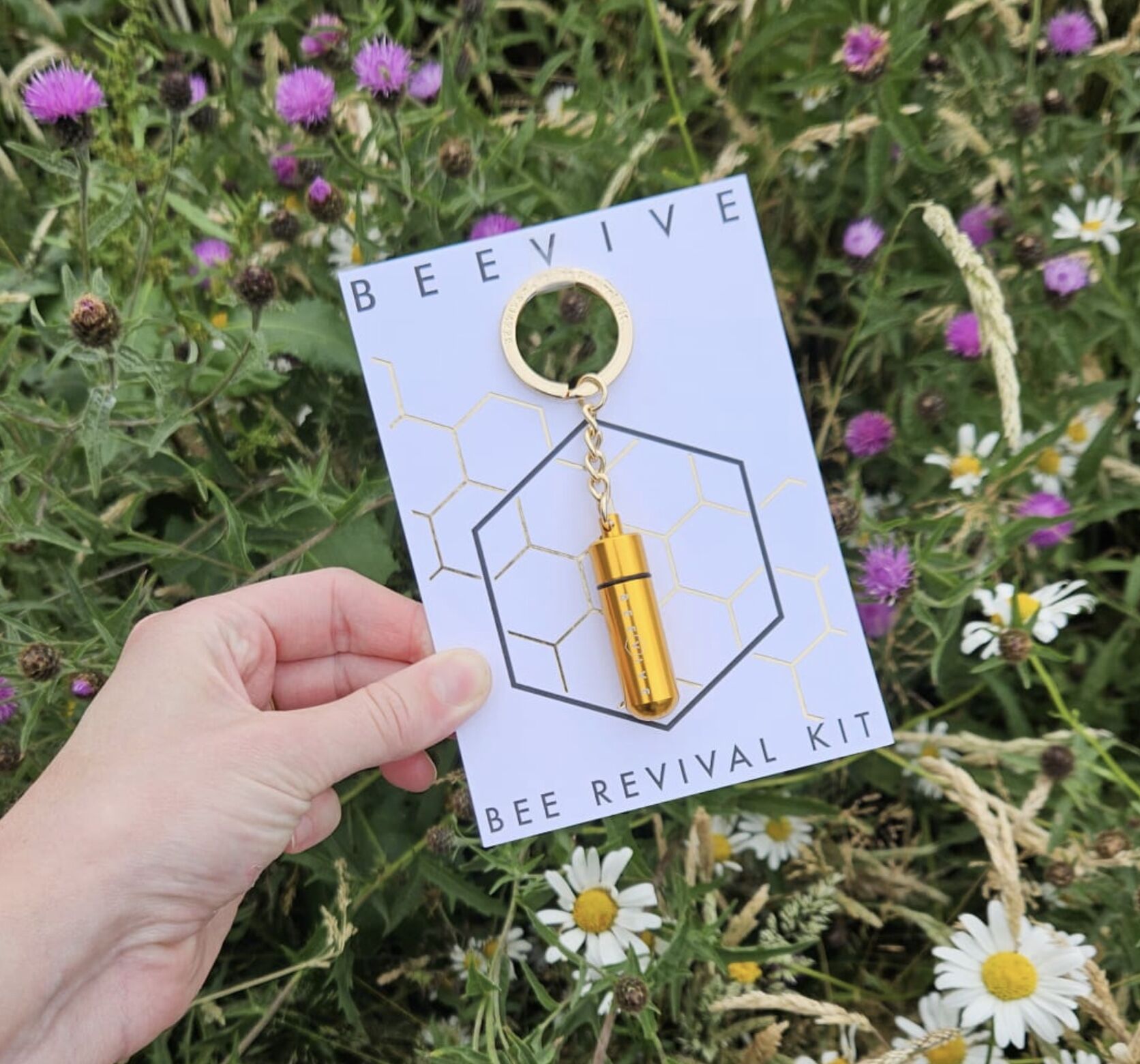 Bee revival keyring