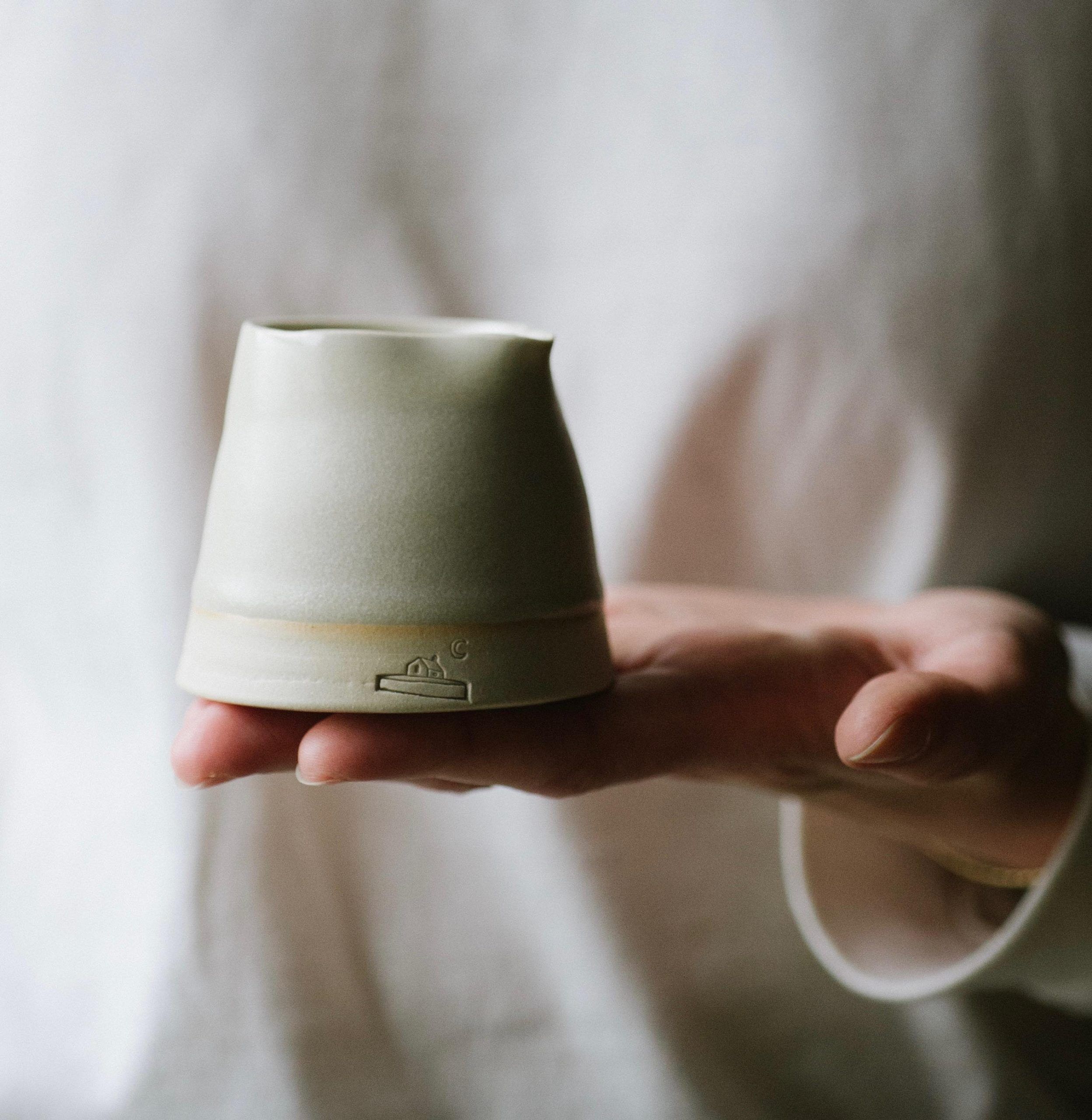 EOT handmade milk jug – Eglwys Cwyfan - Image 2