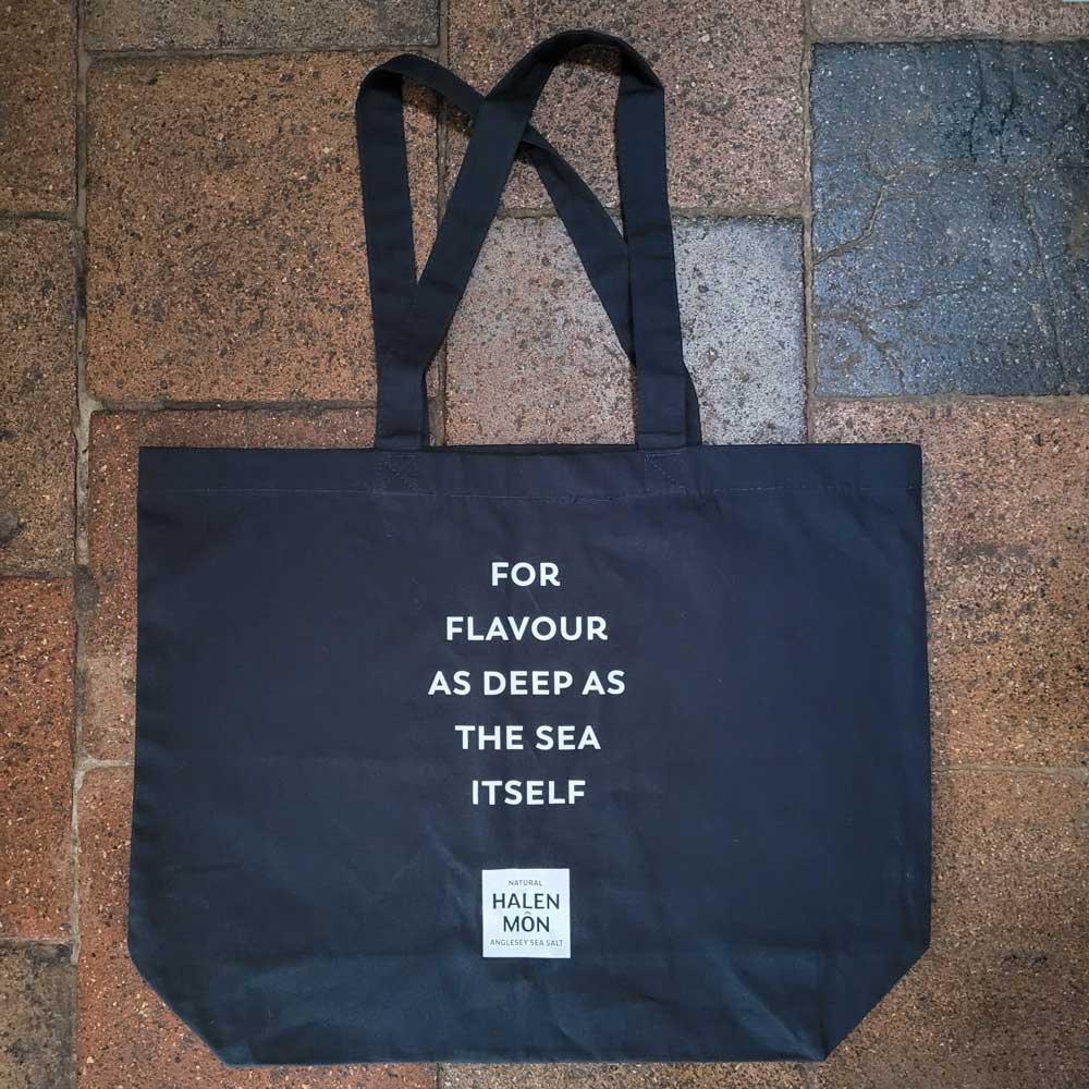 Halen Môn Blue Canvas Shopping Bag