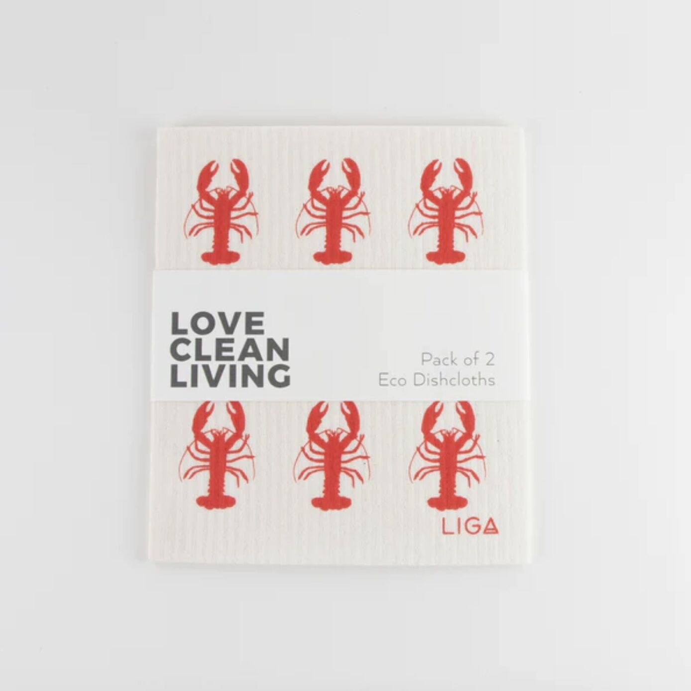 Clean Living Lobster/ Seaweed Dish Cloths