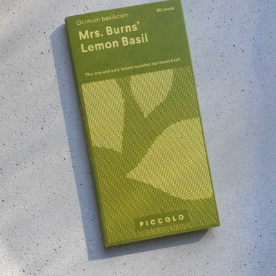 Seeds: Mrs Burns Lemon Basil