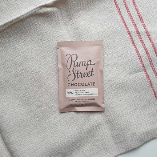 Mini Pump Street Dark Chocolate Bar -  Rye, Milk + Sea Salt (20g)