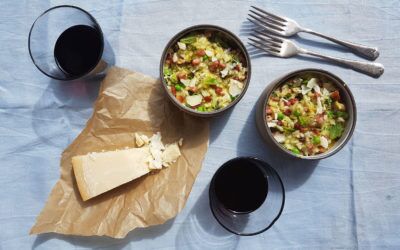 A simple smoky risotto