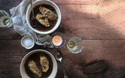 Smoky French onion soup