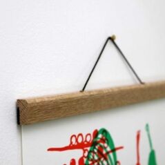 Oak Poster Hanger (30.5cm)