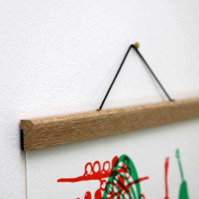 Oak Poster Hanger (30.5cm)