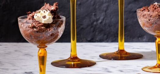 Mousse Siocled Halen Mwg ac Wisgi