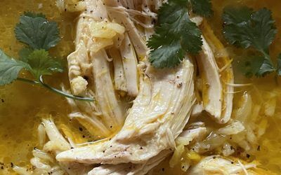 One pot saffron chicken