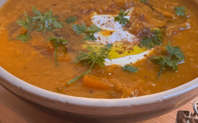 Carrot and lentil Salty Pumpkin Spice soup